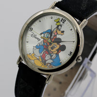 Disney Mickey Mouse and His Friends Men's Silver Quartz Watch w/ Strap