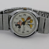 1971 Mickey Mouse Timex Men's Electric Silver Large Watch w/ Bracelet