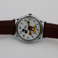 Seiko / Lorus Mickey Mouse Silver Quartz Watch w/ Strap