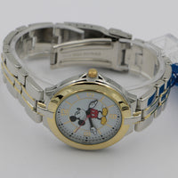 New Disney Mickey Mouse Men's Gold Quartz Watch w/ Box