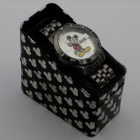 New Collectable Mickey Mouse Men's Silver XL Quartz Watch w/ Box