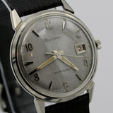 1967 Bulova "President" Men's Silver 17Jwl Automatic Swiss Made Watch w/ Strap