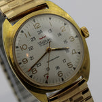 Waltham Men's Gold 17Jwl Swiss Military Watch w/ Bracelet