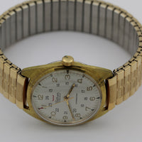 Waltham Men's Gold 17Jwl Swiss Military Watch w/ Bracelet