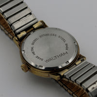 1960s Waltham Men's Swiss Made Gold 17Jwl Calendar Watch