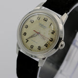 Waltham Men's Silver 17Jwl Swiss Made Military Dial Watch w/ Cofram Strap