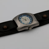1970s Waltham Men's Swiss Made Silver 17Jwl Calendar Unique Dial Watch