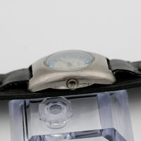 1970s Waltham Men's Swiss Made Silver 17Jwl Calendar Unique Dial Watch
