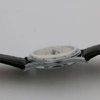 1960s Waltham Men's Swiss Made Silver 17Jwl Watch w/ Strap