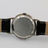 1960s Waltham Men's Made in France Diamond Baguettes Silver Watch w/ Strap