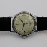 1950s Waltham Mens Swiss Made 17Jwl Silver Watch w/ Strap