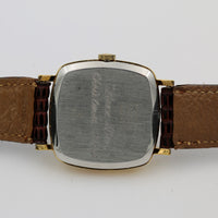 1980 Waltham Men's 17Jwl Gold Interesting Dial and Case Watch w/ Strap