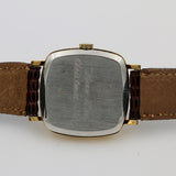 1980 Waltham Men's 17Jwl Gold Interesting Dial and Case Watch w/ Strap