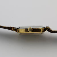 1980 Waltham Men's 17Jwl Gold Interesting Dial and Case Watch w/ Strap