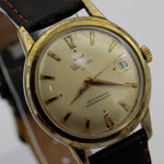 Waltham Men's Swiss Made Automatic 41Jewels Gold Watch w/ Strap
