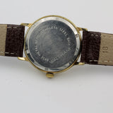 1960s Waltham Mens Swiss Made Gold Calendar Watch w/ Strap