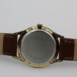 1950s Waltham Men's Gold Swiss Made 17Jwl Ultra Thin Watch w/ Strap