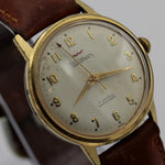 1960s Waltham Men's 17Jwl Gold Swiss Made Watch w/ Strap