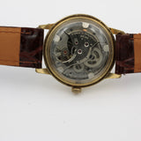 1950s Waltham Men's Swiss Made 17Jwl Gold Fully Signed See Thu Watch w/ Strap