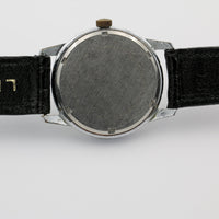 1960s Elgin Men's Silver 17Jwl Swiss Made Calendar Watch w/ Strap