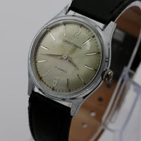 Elgin Men's Silver 17Jwl Swiss Made Watch w/ Strap