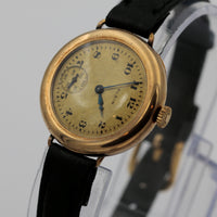 1921 Elgin Gold Watch - Excellent Shape - Very Unique and Rare