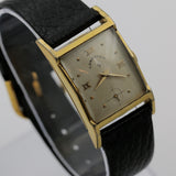 1951 Lord Elgin Men's 14K Gold 21Jwl Made in USA Watch w/ Strap