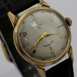 1950s Elgin Men's 10K Gold Swiss Made 17 Jwl Watch w/ Strap