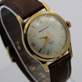Elgin Men's Gold 17Jwl Clean Dial Watch w/ Strap