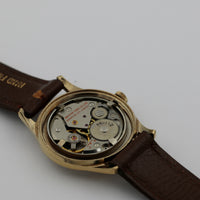 Elgin Men's Gold 17Jwl Clean Dial Watch w/ Strap