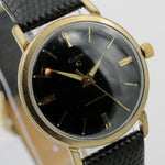 1960s Elgin Men's Gold 17Jwl Swiss Made Gorgeous Dial Watch