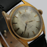 Elgin Men's Gold Automatic 17Jwl Swiss Made Watch w/ Strap