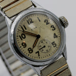 1943 Elgin Men's Made in USA  Military Silver Watch