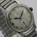 1956 Elgin Men's 17Jwl Made in USA Silver Watch w/ Bracelet