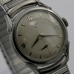 1950s Elgin Men's 17Jwl Made in USA Silver Watch w/ Bracelet