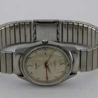 1964 Elgin Men's Silver Automatic Swiss Made 17Jwl Watch w/ Bracelet