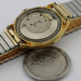 1960s Gruen Geneve Men's Swiss Made 25Jwl Calendar Gold Watch w/ Bracelet