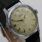 Doxa Men's Silver Swiss Made 17Jwl Anti-Magnetic Watch w/ Strap