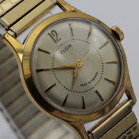 Elgin Men's Gold 17Jwl Automatic Quadrant Dial Watch w/ Bracelet