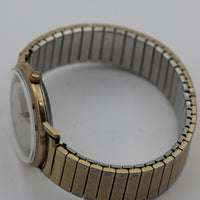 1960s Elgin Men's 10K Gold 17Jwl Automatic Quadrant Dial Watch w/ Bracelet