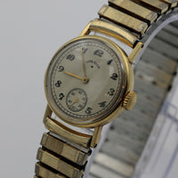 1945 Lord Elgin Men's 14K Gold 21Jwl Made in USA Watch w/ Bracelet