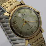 1960s Elgin Men's Gold 17Jwl Automatic Swiss Made Watch w/ Bracelet
