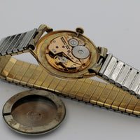 1960s Elgin Men's 10K Gold 17Jwl Swiss Made Watch w/ Bracelet