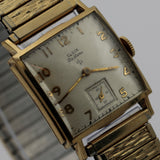 1949 Elgin DeLuxe Men's 10K Gold Made in USA Watch w/ Bracelet