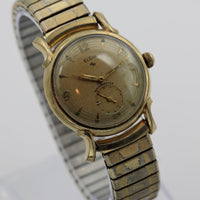 1954 Elgin Men's 17Jwl Made in USA 10K Gold Watch w/ Bracelet