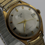 Elgin Men's Gold 17Jwl Automatic Made in Germany Calendar Watch - Very Rare