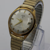 Elgin Men's Gold 17Jwl Automatic Made in Germany Calendar Watch - Very Rare