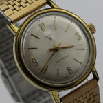 Elgin Men's Gold 17Jwl Automatic Swiss Made Gold Movement Watch w/ Bracelet